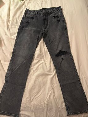 Hollister Men’s Slim-Straight Black Wash Jeans